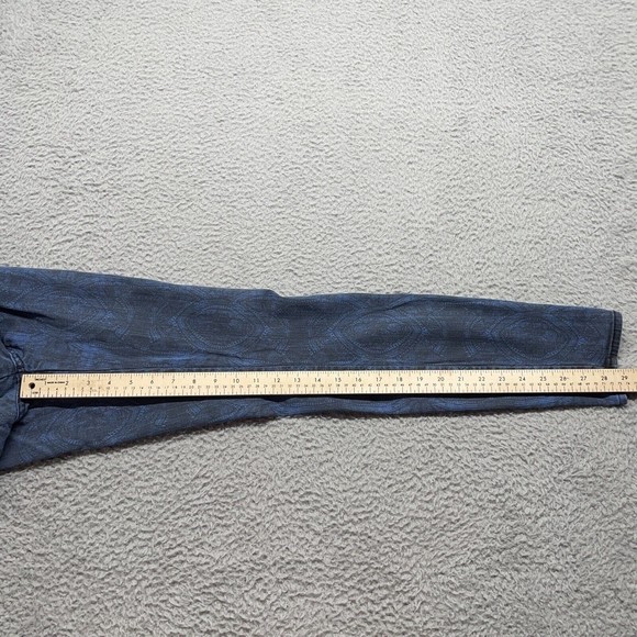 Rich & Skinny Jeans Womens 28 Blue Black Rockstar Skinny Leg Goth Academia Punk - Picture 9 of 14